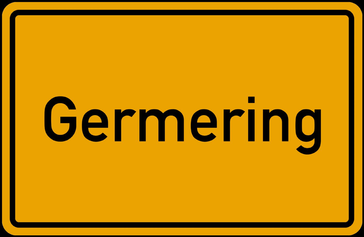 Ortsschild von Germering