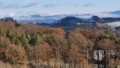 Panoramaausblick in die Winterlandschaft des Bayerischen Waldes